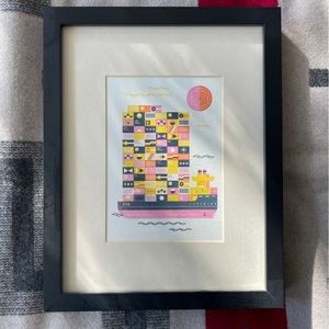 The weekend press- letterpress print